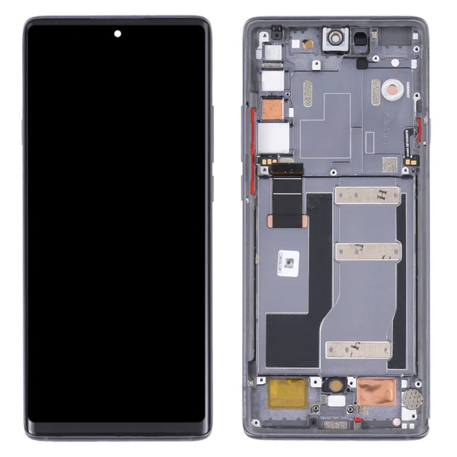 TCL 20 PRO 5G T810 / OLED assembly With frame / black  (Refurbished)(SKU:1528789)