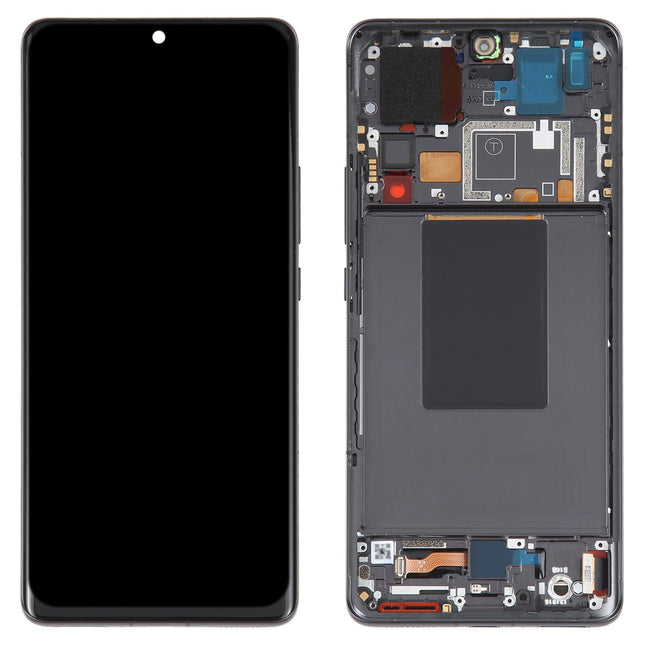 For Xiaomi Mi 12 Pro / OLED Assembly With Frame Black (Premium OEM)(SKU:1506464)