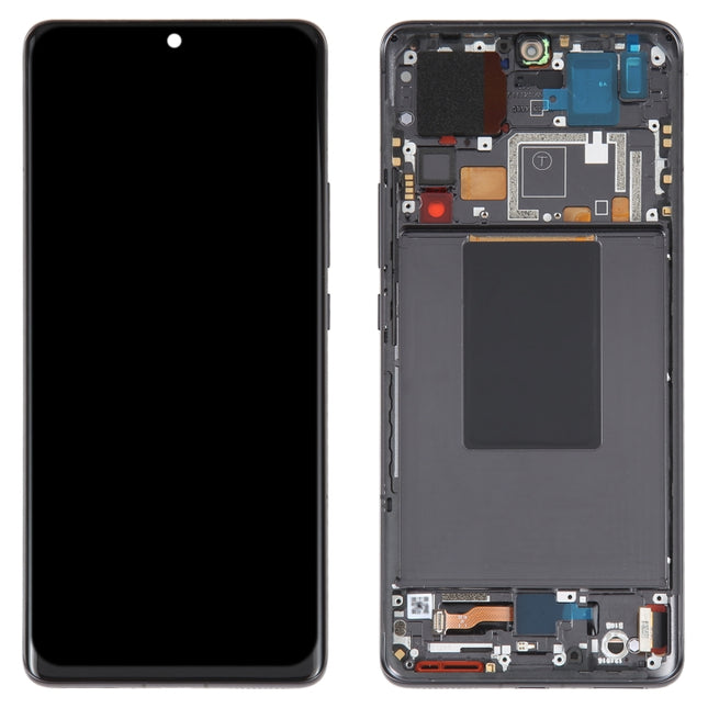 For Xiaomi Mi 12 Pro / OLED Assembly With frame / black  (Aftermarket Plus)(SKU:1561950)