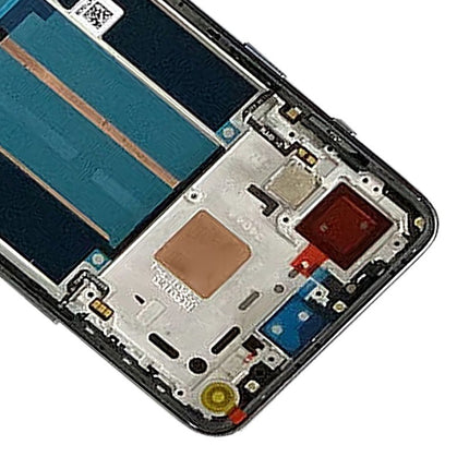 For OnePlus Nord 2T OLED assembly With Frame Black (Premium OEM)(SKU:1553290)