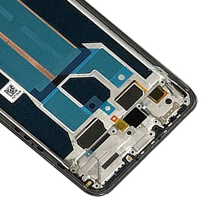 For OnePlus Nord 2T OLED assembly With Frame Black (Premium OEM)(SKU:1553290)