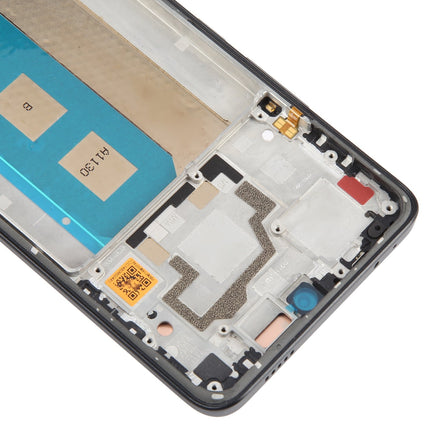 For Xiaomi PocoF5pro K60 / K60 PRO / PocoF5pro OLED assembly with frame / black  (Premium OEM)(SKU:1553867)