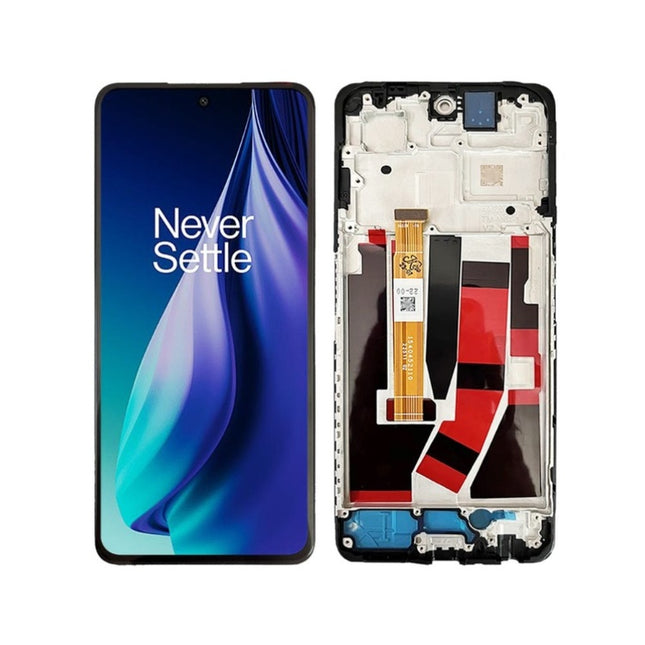 For OnePlus Nord N30 SE LCD assembly with Frame Black (SKU:1565749)