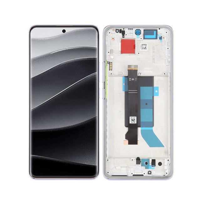 For Xiaomi Redmi Note 14 Pro+ 5G OLED assembly With Frame Purple Premium OEM (SKU:1562829)