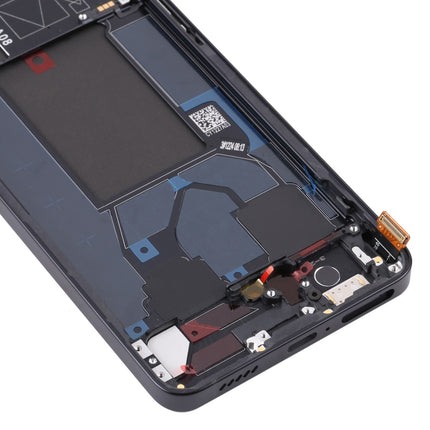 For OPPO Reno 7pro 5G / OLED assembly With frame / black  (Premium OEM)(SKU:1557090)