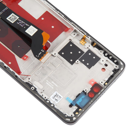 For Honor 200 Pro 5G / OLED assembly With Frame Black (Refurbished)(SKU:1561365)