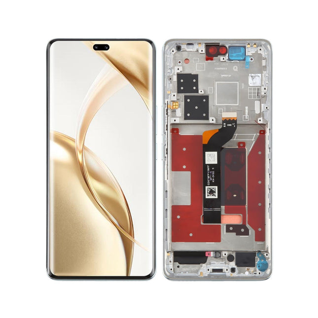 For Honor 200 Pro 5G / OLED assembly With Frame Green (Refurbished)(SKU:1562340)