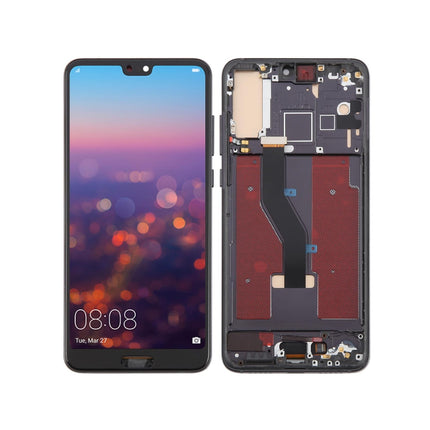 For Huawei P20 Pro LCD assembly TFT With Frame Blue Aftermarket (SKU:1562714)