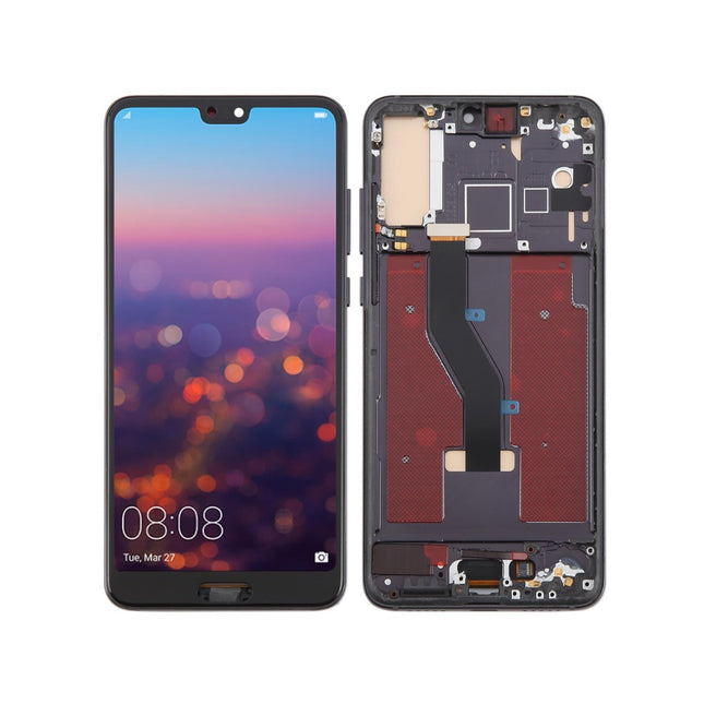 For Huawei P20 Pro LCD assembly TFT With Frame Blue Aftermarket (SKU:1562714)