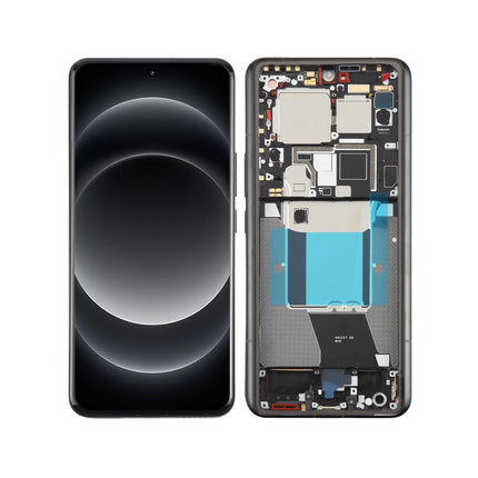 For Xiaomi 14 Ultra 5G OLED assembly With Frame Black Premium OEM (SKU:1562808)