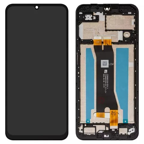 For ZTE A35 4G LCD assembly with Frame Black (SKU:1564968)