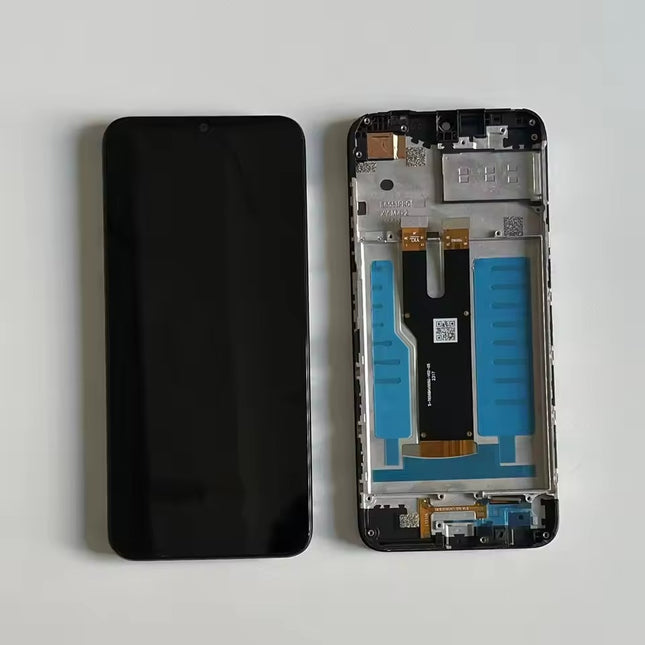 For ZTE A73 4G / V50 Smart LCD assembly with frame / black  (Refurbished) (SKU: 1565073)