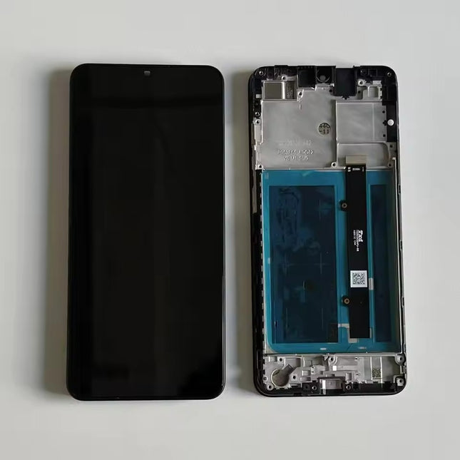 For ZTE Blade A52 / LCD Assembly With frame / black  (Premium OEM)(SKU:1553786)