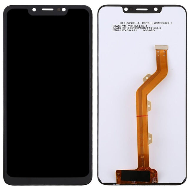 For Tecno Spark 3 | LCD Assembly | Black(Aftermarket Plus)