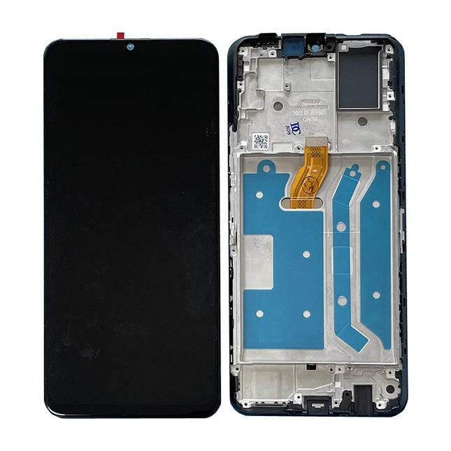 For Honor X7 | LCD Assembly with frame | Black(Premium OEM)