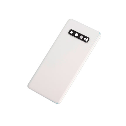 For Samsung Galaxy S10+/G975 Back Cover With Camera Cover(No Logo) White(Aftermarket Plus)(SKU:1326858)