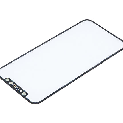 For iPhone X Front Glass/Lens With OCA Black(Aftermarket Plus)(SKU:1088352)