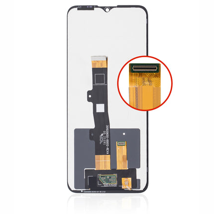 For Motorola E7 / E7i power / E7 power LCD Assembly Black (Refurbished)***DE Warehouse***(SKU:1531310)
