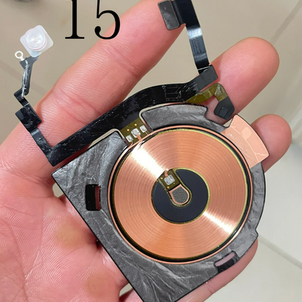 For iPhone 15 Wireless charging coil/With Flash Light Flex Cable (Premium OEM??(SKU:1532602)
