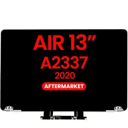 For MacBook Air 13-inch 2020 M1 A2337 / LCD with Front Cover / silver (Refurbished)(SKU:1578495)
