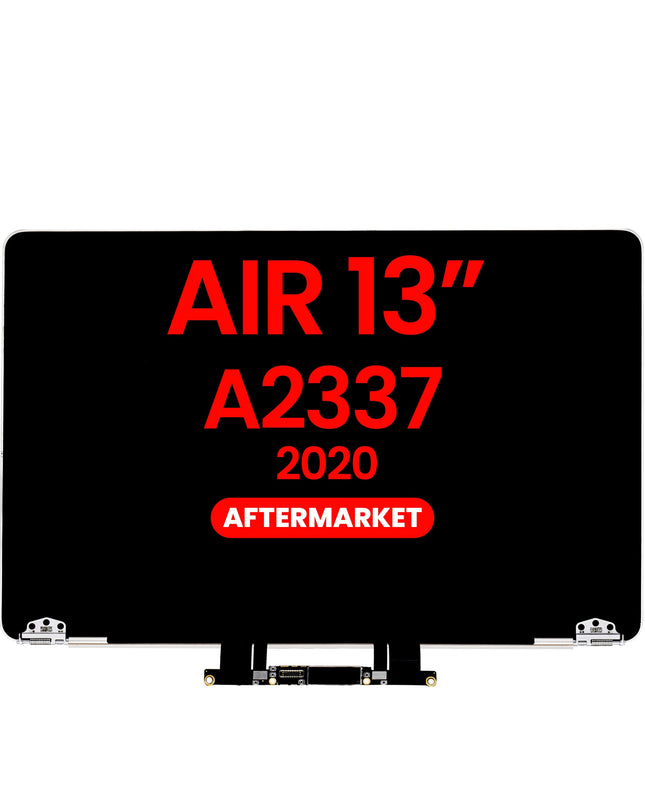 For MacBook Air 13-inch 2020 M1 A2337 / LCD with Front Cover / silver (Refurbished)(SKU:1578498)