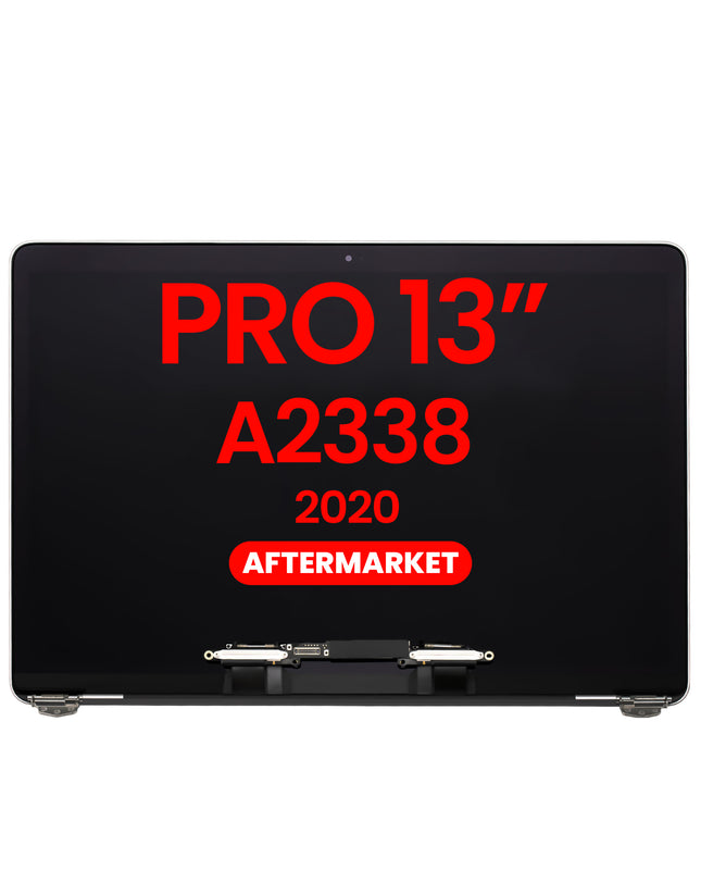 For MacBook Pro 13-inch 2020 M1 / 2022 M2 A2338 / LCD with Front Cover / silver (Refurbished)(SKU:1578425)