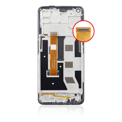 For OPPO A73 5G LCD Assembly With Frame Black(Refurbished)(SKU:1496377)
