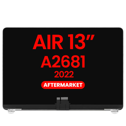 For MacBook Air 13-inch 2022 M2 A2681 / LCD with Front Cover / silver (Refurbished)(SKU:1575917)
