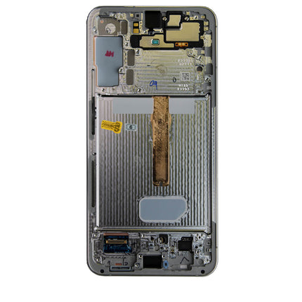 For Samsung Galaxy S22+ 5G OLED assembly with Frame/F version Silver(Refurbished)(SKU:1504799)