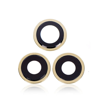 For iPhone 12 Pro max Camera Lens With Frame/Sticker Gold(Premium OEM)(SKU:1430919)