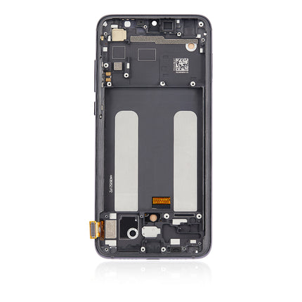 For xiaomi 9 Lite LCD Assembly With Frame Black(Refurbished)(SKU:1236154)