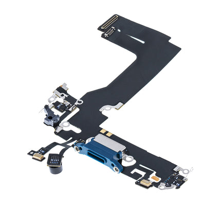 For iPhone 13 Mini Charge Port Flex Cabe Blue(Premium OEM)(SKU:1477773)