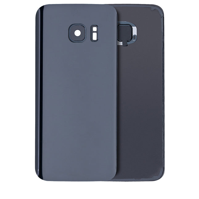 For Samsung Galaxy S7/G930 | Back Cover With Camera Cover(No Logo) | Black(Aftermarket Plus)