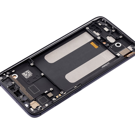 For xiaomi 9 Lite LCD Assembly With Frame Black(Refurbished)(SKU:1236154)