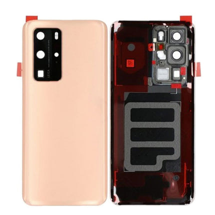 For Huawei P40 | Back Cover With Camera Cover | Gold(Aftermarket Plus)