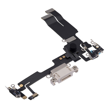 For iPhone14 Charge Port Flex Cable White (Refurbished)(SKU:1507734)