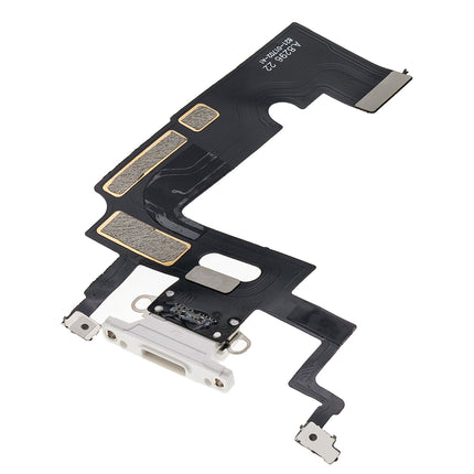 For iPhone XR Charge Port Flex Cabe White(Premium OEM)(SKU:1359160)