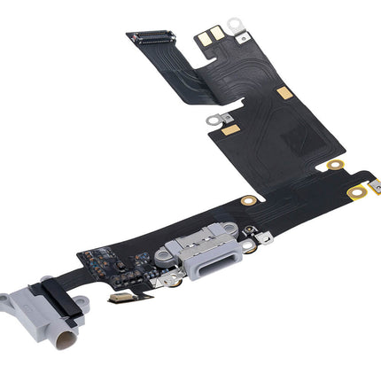 For iPhone 6 Plus Charge Port Flex Cable/Earphone Flex Cable White(Premium OEM)(SKU:1480220)