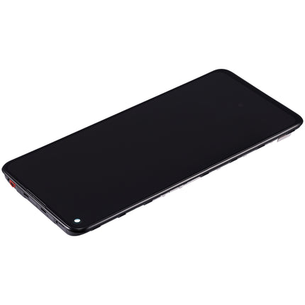 For Realme GT2 / OLED assembly With frame / black  (Refurbished)(SKU:1496500)