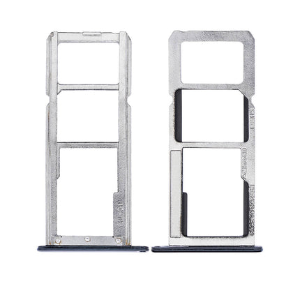 For Motorola E5 Play Sim Card Tray Black(Premium OEM)(SKU:1481482)