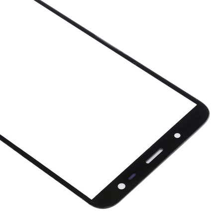 For Samsung Galaxy J6/J600 Front Glass/Lens With OCA Black(Aftermarket Plus)(SKU:1474560)