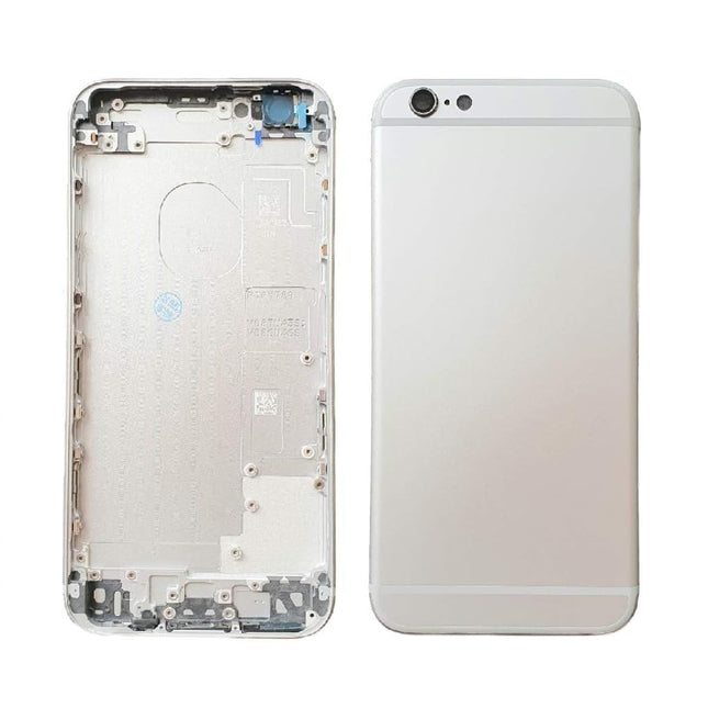 For iPhone 8 | Back Cover Assembly with small parts(No Logo) | White(Aftermarket Plus)