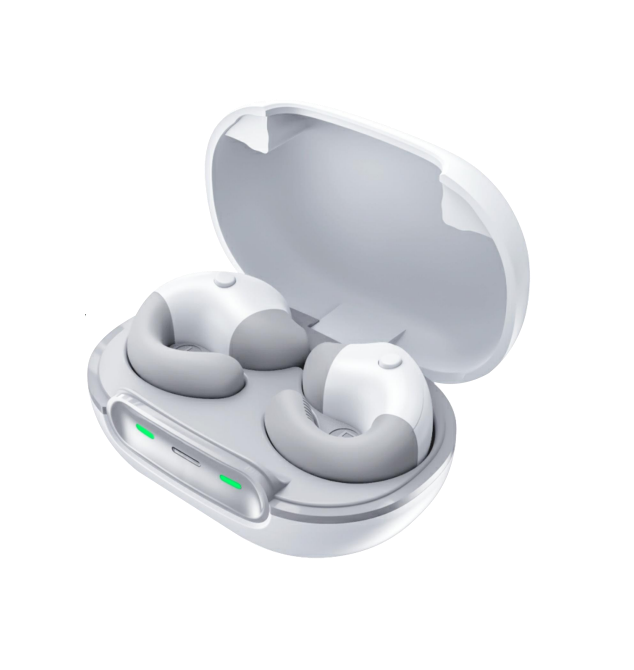 Zeqi ZE-ZE-T521 non-in-ear blutooth earphone / White / Bluetooth 5.3 chip IPX5 waterproof