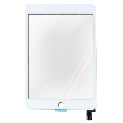 For iPad Mini 5 | Touch With OCA and sleep/wake sensor flex | White (Aftermarket Plus)