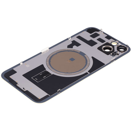 For iPhone 14 Plus Lens for back cover With bracket and back camera lens / Magnetic Yellow (Aftermarket Plus)(SKU:1506297)