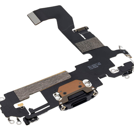 For iPhone 12 / 12 Pro Charge Port Flex Cable Black (Refurbished)***DE Warehouse***(SKU:1530790)