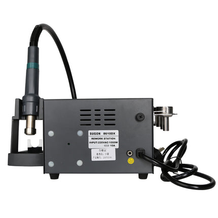 SUGON 8610DX Hot Air Station|With 3pcs straight hot air gun nozzle?¡§5mm 7mm 10mm size?? &2pcs swirling hot air gun nozzle?¡§7mm 10mm??(SKU:1496480)