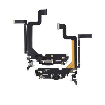 For iPhone 14 pro max Charge Port Flex Cable Black (Refurbished)***DE Warehouse***(SKU:1530826)
