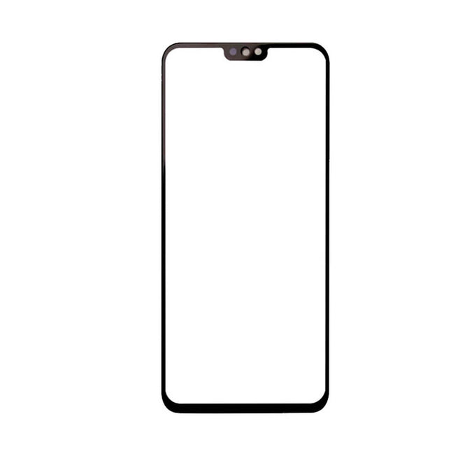 For Honor X8 4G front glass lens With OCA Black(Aftermarket Plus)(SKU:1505328)