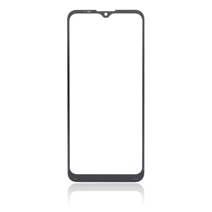 For Motorola G9 Play Front Glass Lens With OCA Black(Aftermarket Plus)(SKU:1494491)